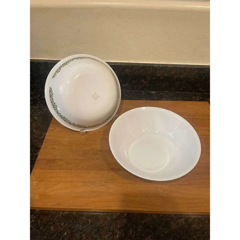 2 Corelle spring blossom vegetable serving bowls